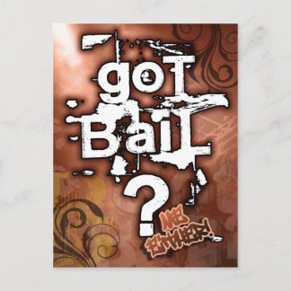 PrisonSong - Got Bail? Postcard