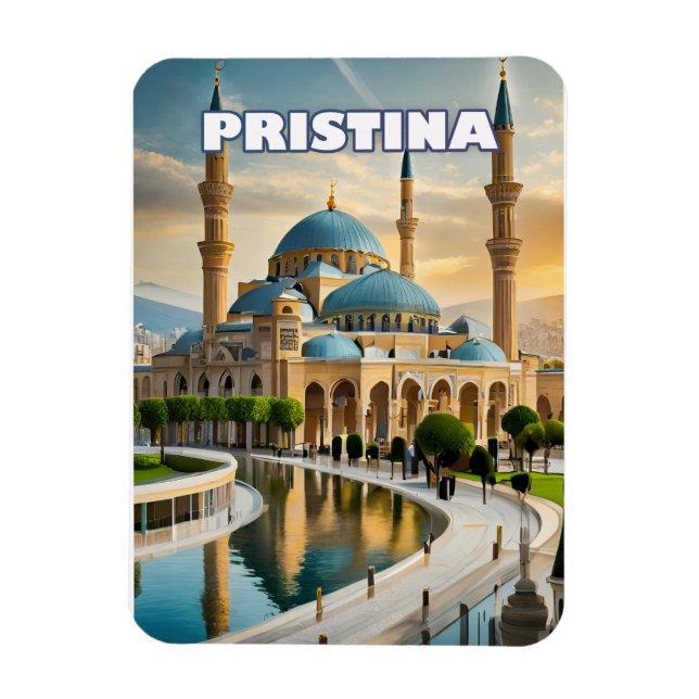 Pristina, the vibrant heart of Kosovo Magnet (Vertical)