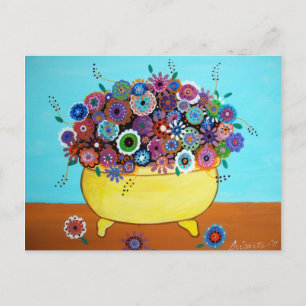 PRISTINE BLOOMS POSTCARD