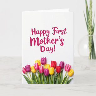 Pristine Floral Greeting Card