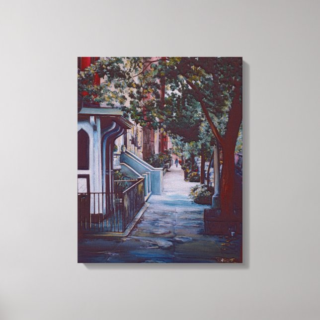 Pristine Walk on 19th Street, NYC Canvas Print (Front)