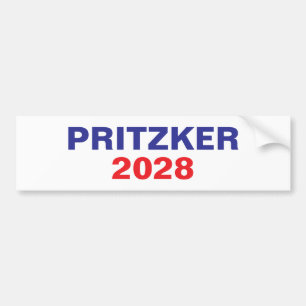 Pritzker for President 2028 Bumper Sticker