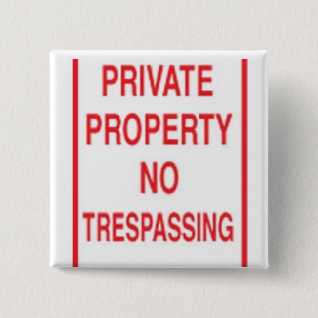 private 15 cm square badge (Front)