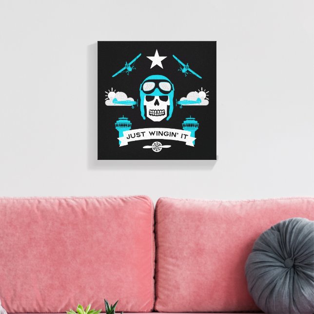 Private And Commercial Pilot Gift Canvas Print (Insitu(LivingRoom))