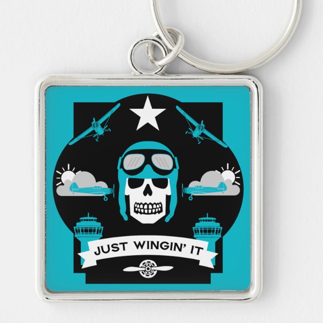 Private And Commercial Pilot Gift Key Ring (Front)