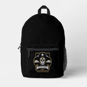 Private And Commercial Pilot Gift Printed Backpack