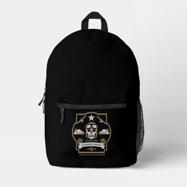 Private And Commercial Pilot Gift Printed Backpack (Front)