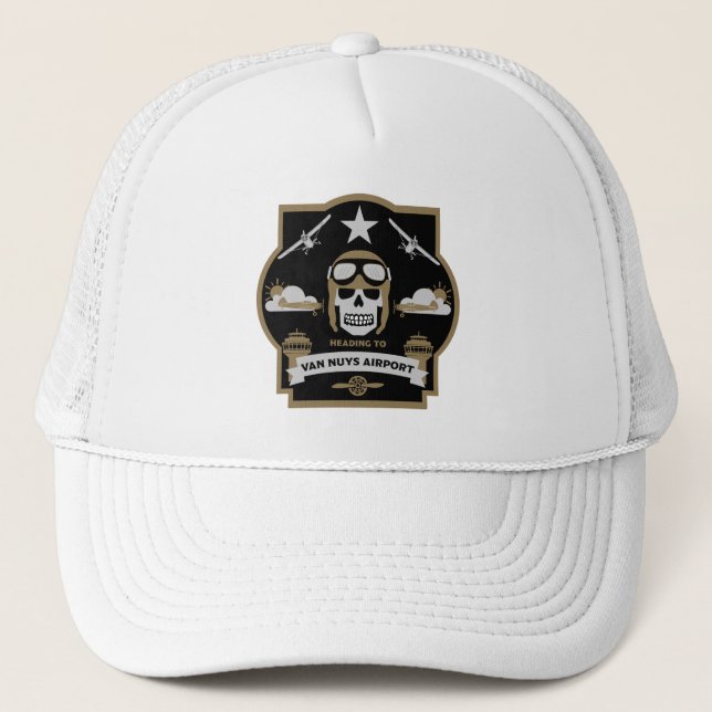 Private And Commercial Pilot Gift Trucker Hat (Front)