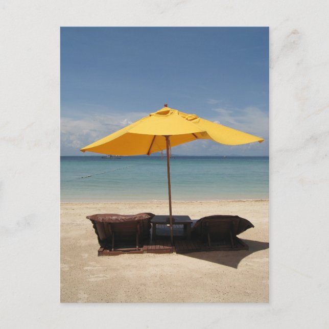 Private Beach Postcard (Front)