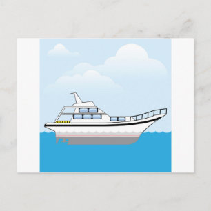 Private Boat Postcard