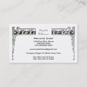 Private Chef / Food Industry Business Cards