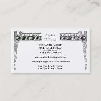 Private Chef / Food Industry Business Cards