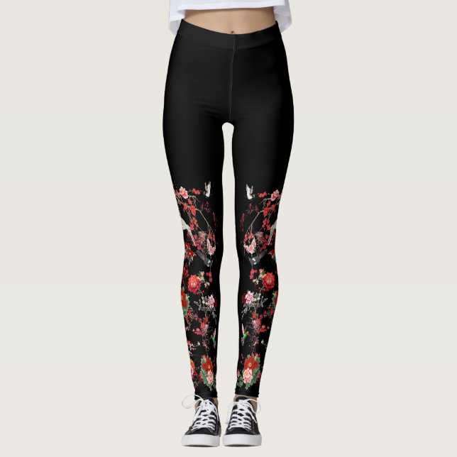 Private Chinese Garden (I) Leggings (Front)