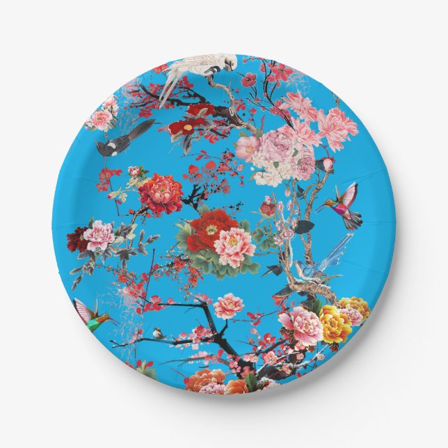 Private Chinese Garden (I) Paper Plate (Front)