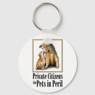 Private Citizens for Pets in Peril Key Ring
