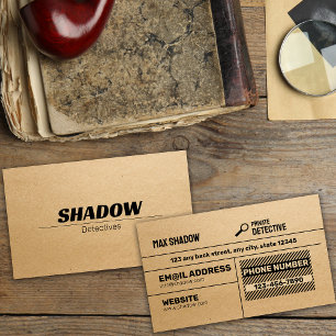 Private Detective Agency Business Card