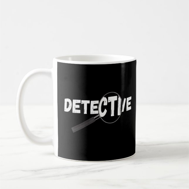 Private Detective Spy Spy Agent Detector  Coffee Mug (Left)