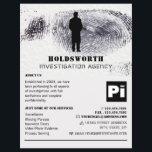 Private Eye Design, Private Detective Investigator Flyer<br><div class="desc">Private Eye Design,  Private Detective Investigator Flyer by The Business Card Store.</div>