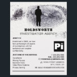 Private Eye Design, Private Detective Investigator Flyer<br><div class="desc">Private Eye Design,  Private Detective Investigator Flyer by The Business Card Store.</div>