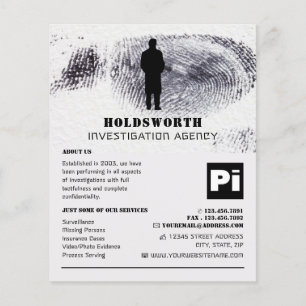Private Eye Design, Private Detective Investigator Flyer
