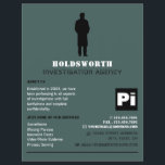 Private Eye Logo, Private Detective Investigator Flyer<br><div class="desc">Private Eye Logo,  Private Detective Investigator Flyer by The Business Card Store.</div>