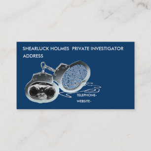 Private Investigator Business Card
