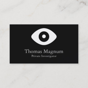 Private Investigator Eye Business Card