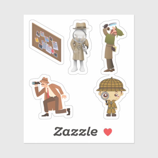 Private Investigator Stickers (Sheet)