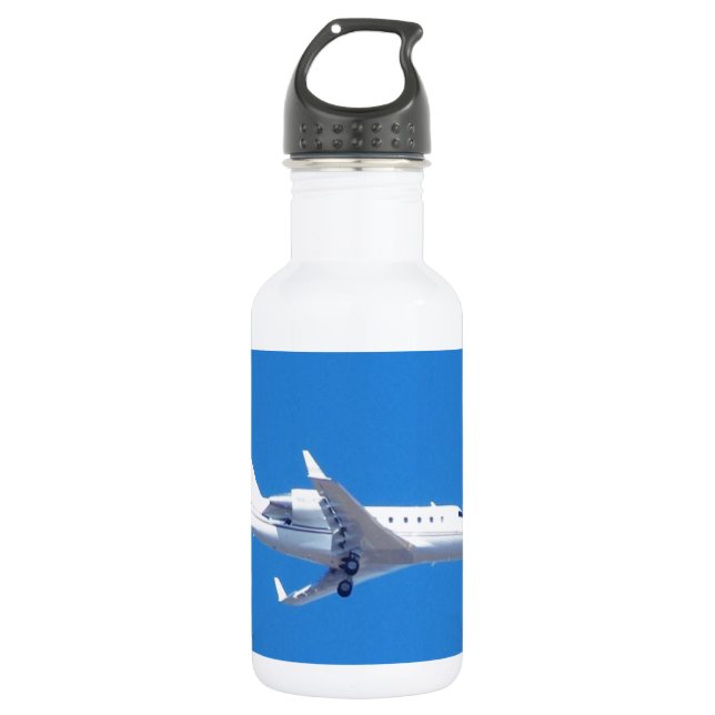 Private jet. 532 ml water bottle (Front)