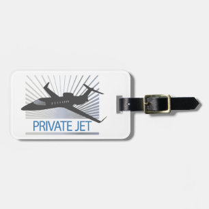 Private Jet Aircraft Luggage Tag