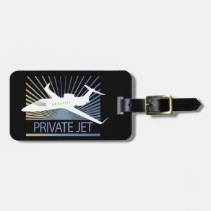 Private Jet Aircraft Luggage Tag