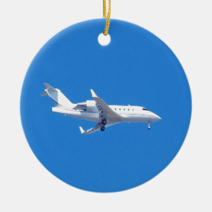 Private jet. ceramic tree decoration