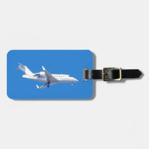 Private jet. luggage tag