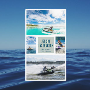 Private jet ski jetski scubadiving Business Card