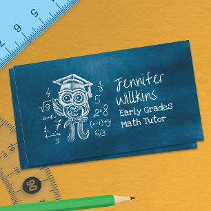 Private Math Tutor - Early grades, elementary Business Card