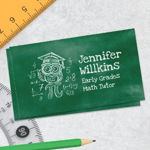 Private Math Tutor - Early grades, elementary Business Card
