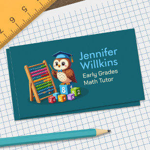 Private Math Tutor - Early grades, elementary Business Card