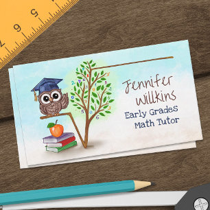 Private Math Tutor - Early grades, elementary Business Card