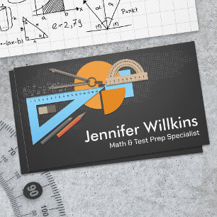 Private Math Tutor - Mathematics Educator Business Card