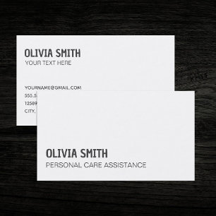 Private Nurse Home Health Business Card