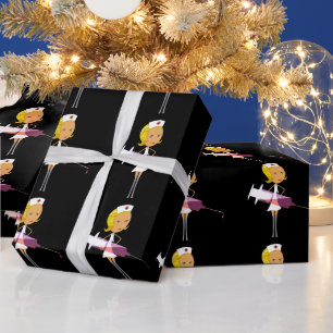 Private Nurse Wrapping Paper