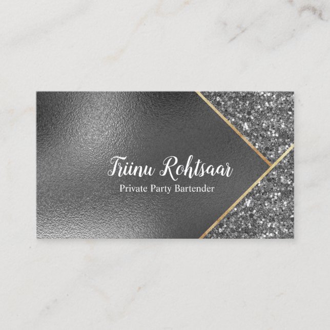 Private Party Bartender Business Card (Front)