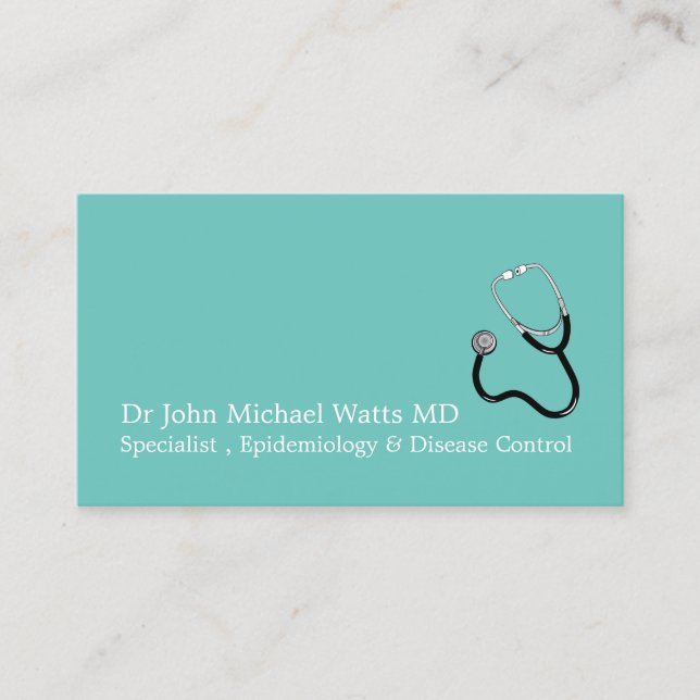Private Practice Doctor Business Card (Front)