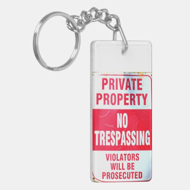 private property keychain (Front Left)