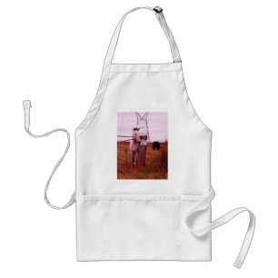 Private Property lavender Horse Standard Apron