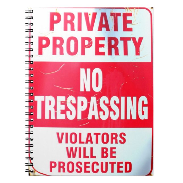 private property notebook (Front)