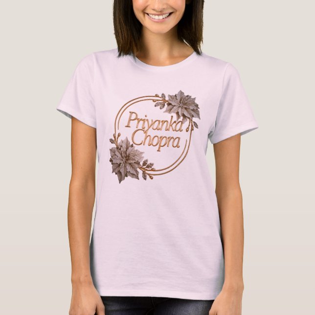 Priyanka Chopra Bollywwod T-Shirt (Front)