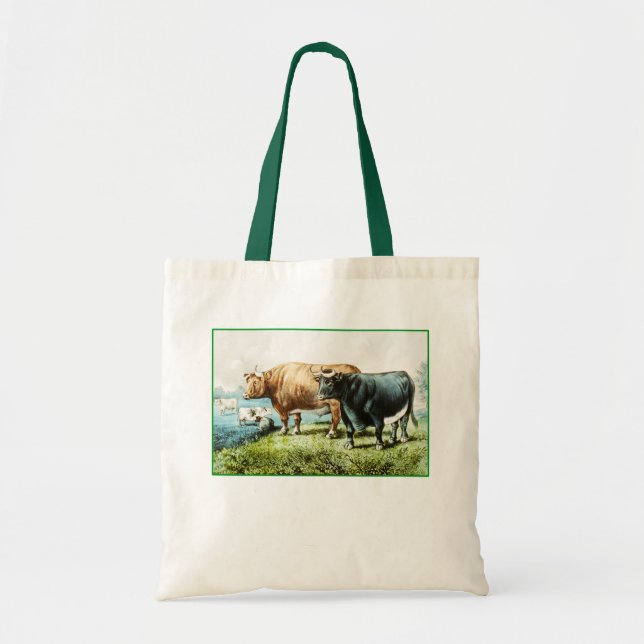 PRIZE FAT CATTLE TOTE BAG (Front)