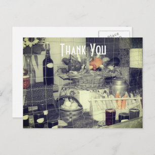 Prize Produce Country Fair Thank You  Postcard