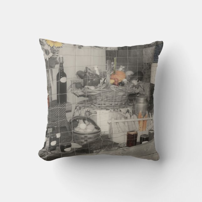 Prize Winning Produce Country Fair Cushion (Front)